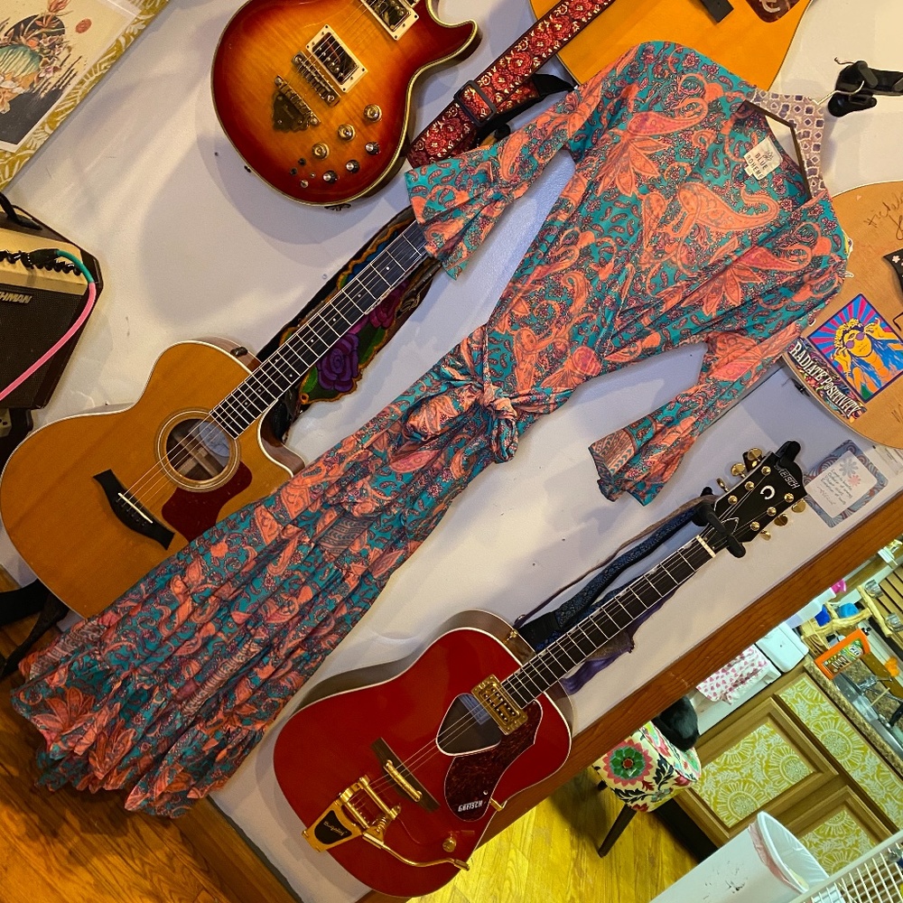 Stunning Blue Boheme wrap dress